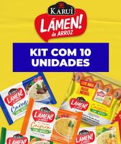 Kit 10 Miojo Lámen de Arroz Karui 78g Sem Glúten Saudável