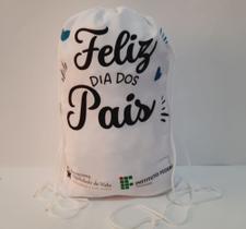 Kit 10 mochila saco Personalizada Dia dos pais