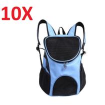 Kit 10 mochila transporte bolsa para passeio caes e gatos