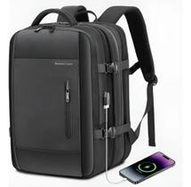 KIT 10 Mochilas Executiva Notebook Expansível Viagem Trabalho Usb Até 42L Atacado