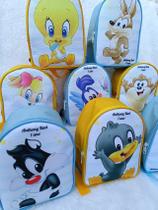 kit 10 Mochilinhas Tema loney tunes lembrancinha aniversario, festa infantil kit 10 Mochilinhas Tema loney tunes lembrancinha aniversario, festa infantil