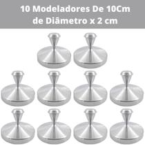 Kit 10 Modelador Hambúrguer Prensador 10 Cm - Udbras