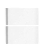 Kit 10 modulo cego branco com 2 peças pezzi linha 50000