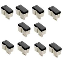 Kit 10 Modulo Interruptor Simples 10A Preto - Tramontina