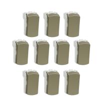 Kit 10 Modulo Interruptor Simples Miluz Dourado Sch S3B72013