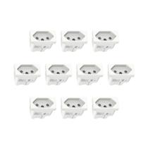 Kit 10 Modulo Tomada 20A Branco S70203104 Orion Schneider