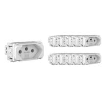 Kit 10 Módulo Tomada Weg 2p+t 20a 250v Branco