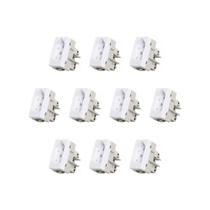 Kit 10 Módulo Tomada20A-250V PB Branco Sleek Margirius 16048