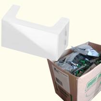 Kit 10 Módulos Cego suporte tomadas Blux Home Branco 10363-2