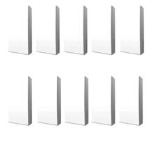 Kit 10 Módulos Cego Unitário Branco Modulo Pro - Alumbra