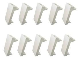 Kit 10 Módulos Cegos para Tomada Branco Novadigital