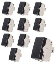 Kit 10 Módulos Interruptor Paralelo Ebony Clean Margirius 16809