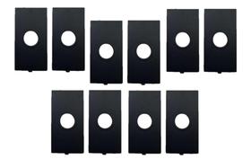 Kit 10 Módulos Saída de Fio Ebony Clean Margirius 16503