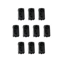 Kit 10 Modulos Tomada 10A Grafite Miluz S3B70341 Schneider