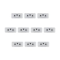 Kit 10 Modulos Tomada 20A Branco Aria Tramontina 57217/032 Kit 10 Modulos Tomada 20A Branco Aria Tramontina 57217/032