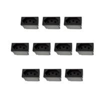 Kit 10 Modulos Tomada 20A Preto Borne 615060PT+ Pial Plus+