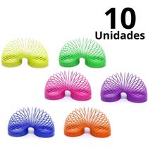 Kit 10 Mola Maluca Brinquedo Divertido Colorida Lembrancinha Kit 10 Mola Maluca Brinquedo Divertido Colorida Lembrancinha