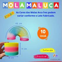 kIT 10 Molas Maluca Coloridas Lembrancinhas Festas Brindes Brinquedos Infantil Diversão