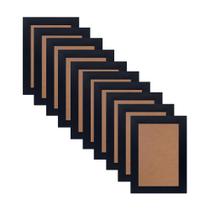 Kit 10 Molduras A6 10x15 Cm Decorativo Premium C/ Vidro Kit 10 Molduras A6 10x15 Cm Decorativo Premium C/ Vidro