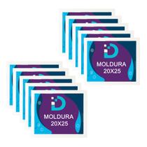 Kit 10 Molduras Brancas 20x25 Com Fundo Em Eucatex Para Decoração e Arte Artesanal Kit 10 Molduras Brancas 20x25 Com Fundo Em Eucatex Para Decoração e Arte Artesanal