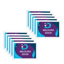 Kit 10 Molduras Brancas 20x30 Com Fundo Em Eucatex Para Decoração e Arte Artesanal Kit 10 Molduras Brancas 20x30 Com Fundo Em Eucatex Para Decoração e Arte Artesanal