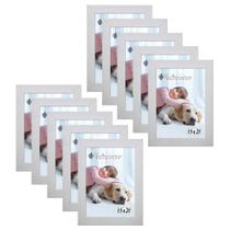 Kit 10 Molduras Porta Retrato 15X21 Branco