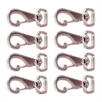 Kit 10 Mosquetões 20mm Base Quadrada Resistente para Camping, Bolsas, Mochilas e Acessórios