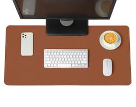 Kit 10 Mouse Pad 100x48 Grande Sintetico Premium Slim Caramelo Castor Antiderrapante Impermeavel