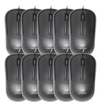 Kit 10 Mouse Usb C3tech Ms-35bk Com Fio Preto Home Office Preto Kit 10 Mouse Usb C3tech Ms-35bk Com Fio Preto Home Office Preto