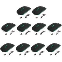 Kit 10 Mouses Sem Fio Recarregável Mega M185 com Led DPI Ajustável Kit 10 Mouses Sem Fio Recarregável Mega M185 com Led DPI Ajustável