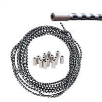 Kit 10 Mts Conduite Xadrez C/ 20 Capas Protetoras Ciclismo