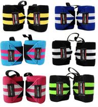 Kit 10 Munhequeiras Profissionais Atacado Esporte Pulso Proteção