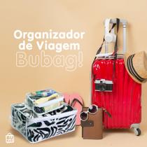 Kit 10 Necessaire Organizadora Travesseiro Lençol Viagem Bagagem Mala Armário Moletom Camiseta Colcha Blusa - TAM XG - Bubag!