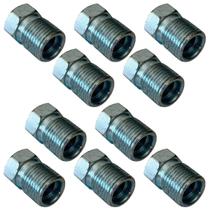 Kit 10 Niples Aço Para Conexão Ar Cond 6mm Oring Rosca 5/8