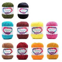 Kit 10 Novelos Linha Charme 396 Metros Circulo Crochê Kit 10 Novelos Linha Charme 396 Metros Circulo Crochê