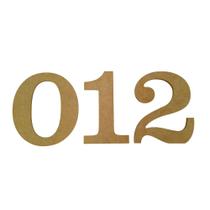 Kit 10 Números A Escolher Mdf Cru 6mm 12cm Para Artesanato Kit 10 Números A Escolher Mdf Cru 6mm 12cm Para Artesanato