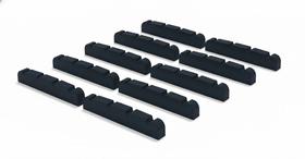 KIT 10 Nut Pestana grafite para baixo 4C Preto 43MM DOLPHIN KIT 10 Nut Pestana grafite para baixo 4C Preto 43MM DOLPHIN