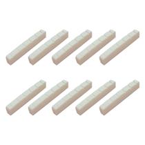 Kit 10 Nut Violão Nylon Clássico Osso Branco Com Marcação Kit 10 Nut Violão Nylon Clássico Osso Branco Com Marcação