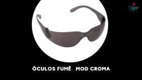 KIT 10 Óculos de Proteção EPI- Incolor e Fûme - SUPER SAFETY