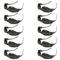 Kit 10 Óculos De Segurança Fumê Cinza Wave Polifer CA 34653