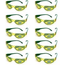 Kit 10 Óculos Do Brasil Comemorativo Copa Do Mundo Atacado Kit 10 Óculos Do Brasil Comemorativo Copa Do Mundo Atacado
