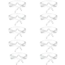 Kit 10 Óculos Proteção Fxr Incolor Epi Segurança