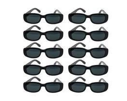 Kit 10 Óculos Vintage Retrô Escuro Festa Balada Casamento Aniversário