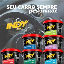 Kit 10 Odorizadores Automotivo Gel Indy Perfumes 60g