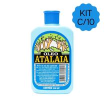 Kit 10 Óleo Atalaia Para Cabelo Restaurador Volta Cor Natural Tratamento Capilar Grisalhos 120ml