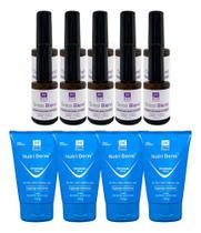 Kit 10 Ônico Blend 10ml Pincel + 4 Creme Nutri Derm 100gr Kit 10 Ônico Blend 10ml Pincel + 4 Creme Nutri Derm 100gr