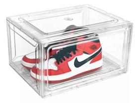 Kit 10 Organizador Box Plastico Acrílico Transparente Sapato Kit 10 Organizador Box Plastico Acrílico Transparente Sapato