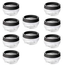 Kit 10 Organizador de Alimento Gire e Trave Empilhável 220ML