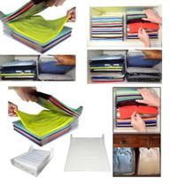 Kit 10 organizador de camisetas camisas guarda roupas divisorias tipo arquivo separador