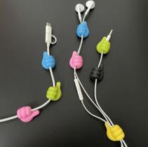 Kit 10 Organizador Fixador Cabo Fio Mãozinhas Cor Sortidos Kit 10 Organizador Fixador Cabo Fio Mãozinhas Cor Sortidos